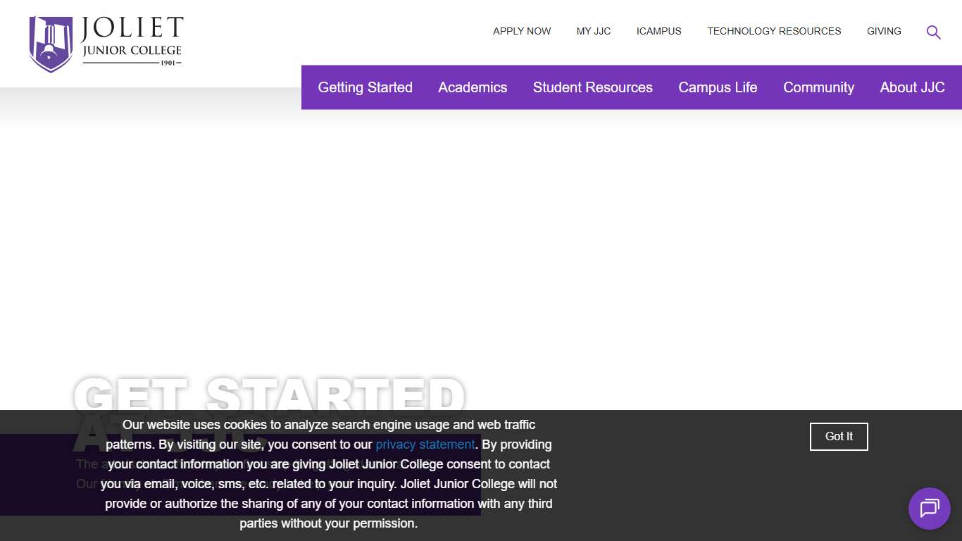 Apply to Community College | Admissions | Joliet Junior College